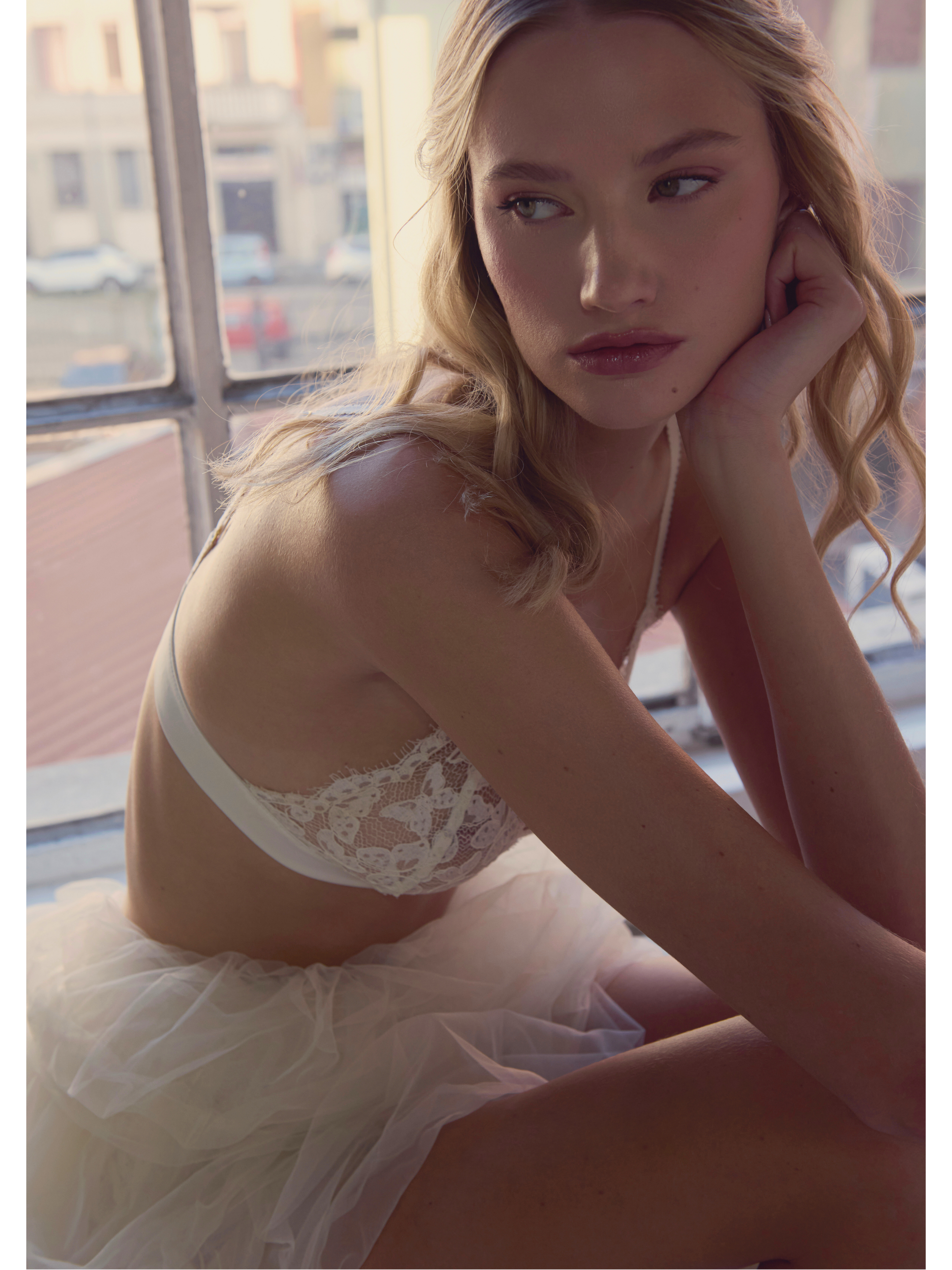 Brigitte Triangle Bra With Band