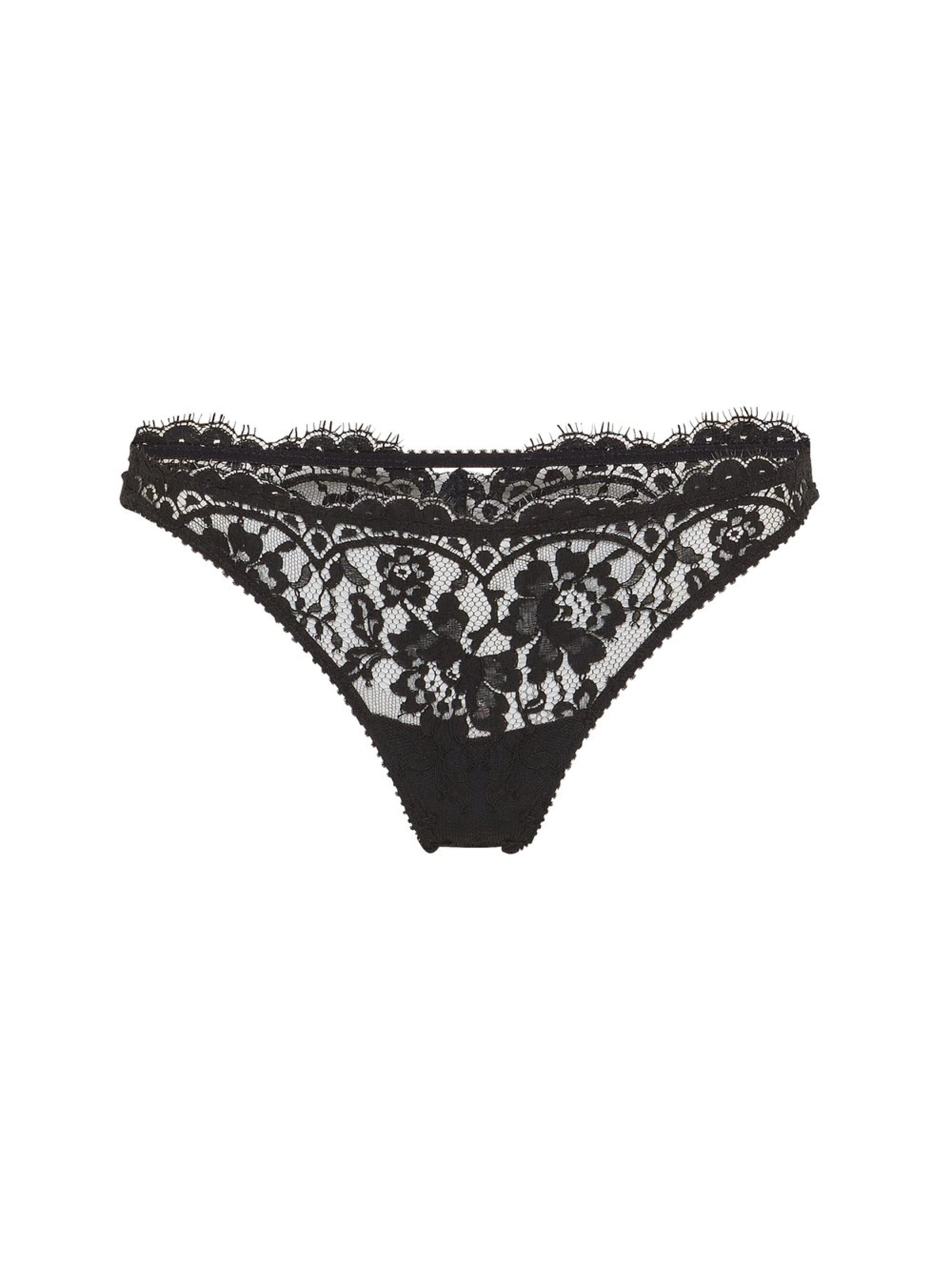 Monica cheeky panty in black French lace
